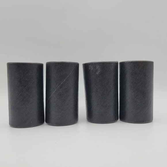 Parcheesi Replacement Shaker Cups 1989 4 Pieces Small Black Cardboard - Picture 3 of 9